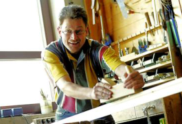 Volker Lorenz bei der Arbeit